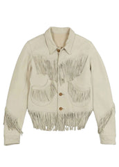 Women’s Genuine Leather Fringe Western Jacket – The Western Jacket