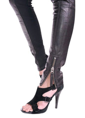 Women’s Genuine Leather Biker Skinny Pants – The Western Jacket