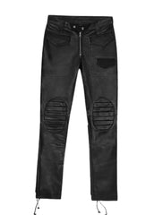 Men’s Genuine Leather Biker Pant – The Western Jacket