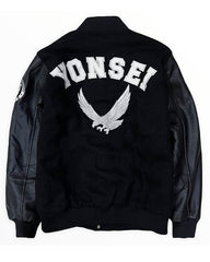 Yonsei University Black Varsity Jacket