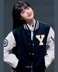 IVE Wonyoung Yonsei University Varsity Jacket
