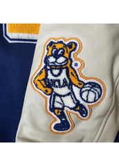 UCLA Bruins Varsity Jacket Men Navy Blue Wool & Leather Sleeve Western College Jacket | The Western Jacket
