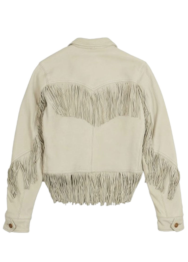 Women’s Genuine Leather Fringe Western Jacket – The Western Jacket
