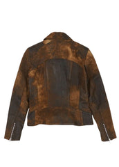 Women’s Vintage Brown Genuine Leather Jacket – The Western Jacket