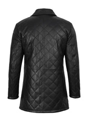 Men’s Real Leather Long Coat – The Western Jacket