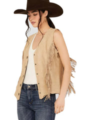 Women’s Western Fringe Suede Vest – Boho Cowgirl Style | The Western Jacket