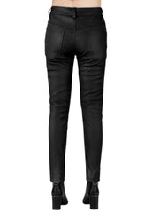 Women’s Black Genuine Leather Skinny Pants – The Western Jacket